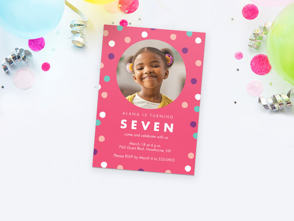 Invitation Cards - Seven & 1 Ads