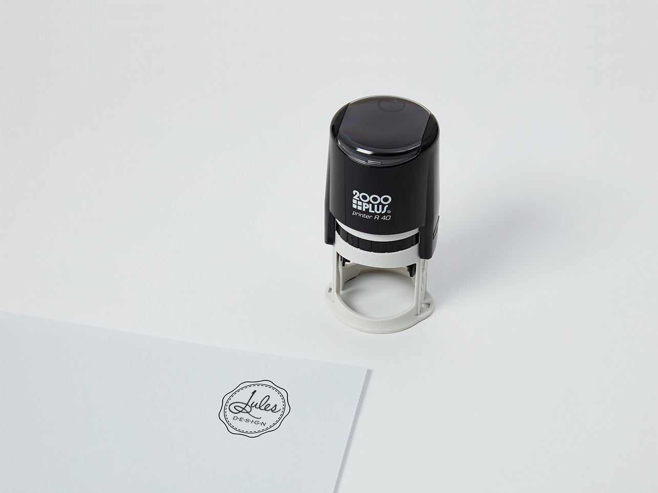Shiny O-3555 Self Inking Oval Rubber Custom Logo Stamp Shiny Office  Stationery 35 x 55mm 