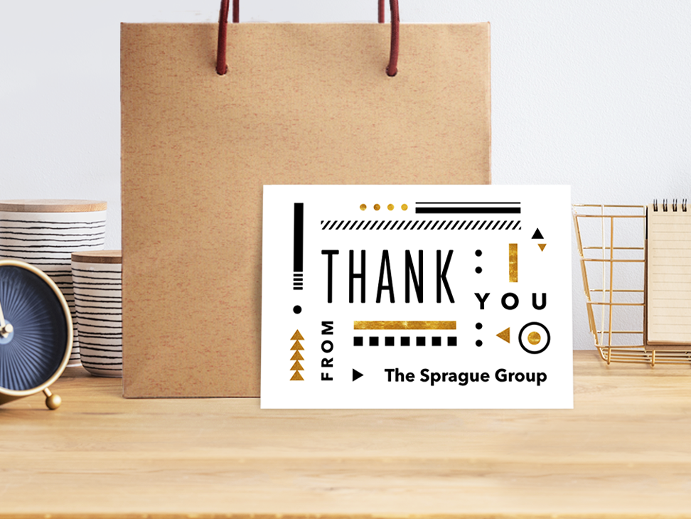 business thank you cards with logo