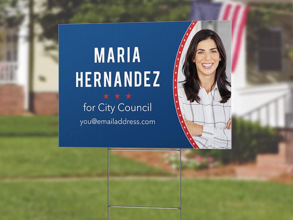 staples yard sign printing